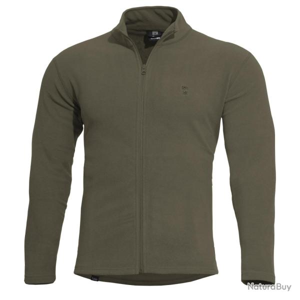 Veste polaire Tac Maven Elk 180 g/m� YKK coutures plates bas - Brun gris RAL 7013 / 2XL