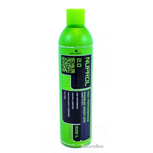 Bouteille Gaz 130 PSI 650ml 2.0 Green (Nuprol)