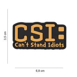 Patch 3D PVC CSI Can't Stand Idiots (101 Inc)