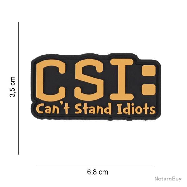 Patch 3D PVC CSI Can't Stand Idiots (101 Inc)