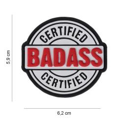 Patch 3D PVC Certified Badass (101 Inc)