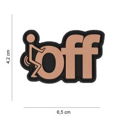 Patch 3D PVC Fuck Off (101 Inc)