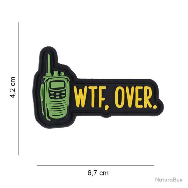 Patch 3D PVC WTF Over (101 Inc)