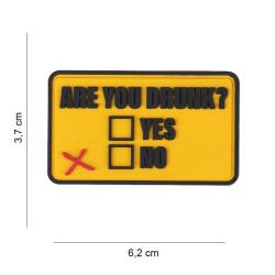 Patch 3D PVC Are You Drunk (101 Inc)