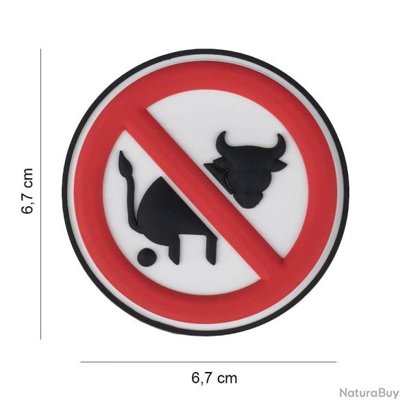 Patch 3D PVC No Bullshit (101 Inc)