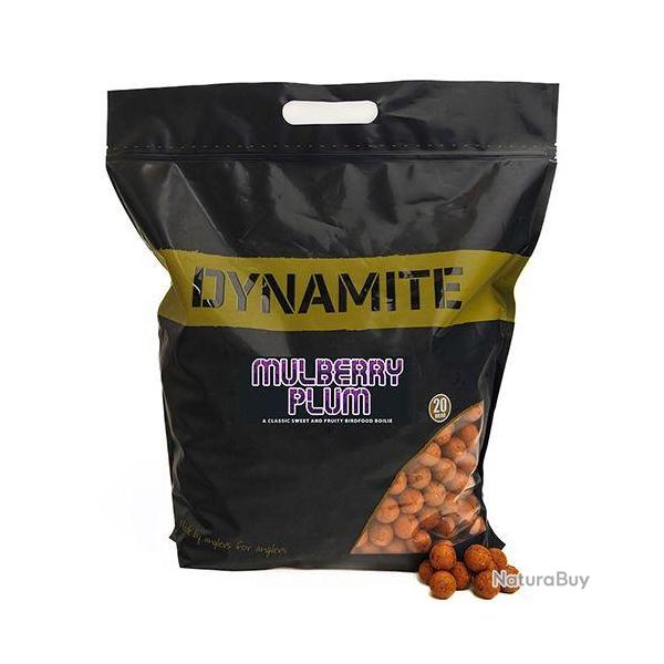 Bouillettes Dynamite Baits Mulberry Plum 15mm 1.8kg