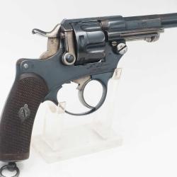 EXCEPTIONNEL REVOLVER R&Eacute;GLEMENTAIRE OFFICIER Chamelot Delvigne Mod&egrave;le MAS 1874 / 1877 Calibre 11mm 7