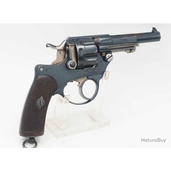 EXCEPTIONNEL REVOLVER R�GLEMENTAIRE OFFICIER Chamelot Delvigne Mod�le MAS 1874 / 1877 Calibre 11mm 7