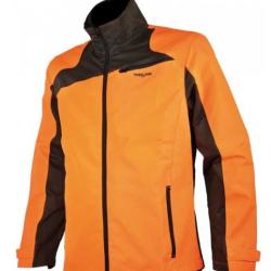 DV26  Veste renforc&eacute;e Maquisard Oxford enfant orange Treeland 12ans