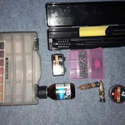 Kit entretien air comprim&eacute; cal 4,5 et divers plombs 4,5