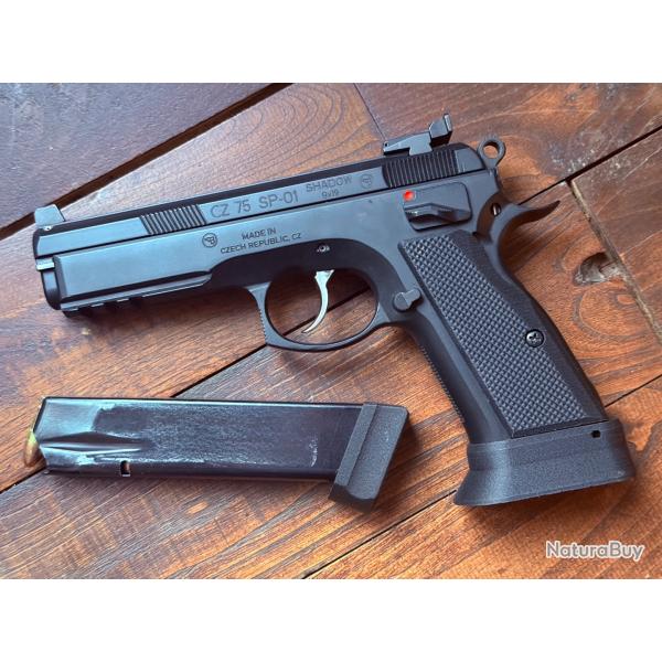 CZ75 SP01 : Kit Magwell (Magwell, 2 plaquettes courtes et talon de chargeur) M3D