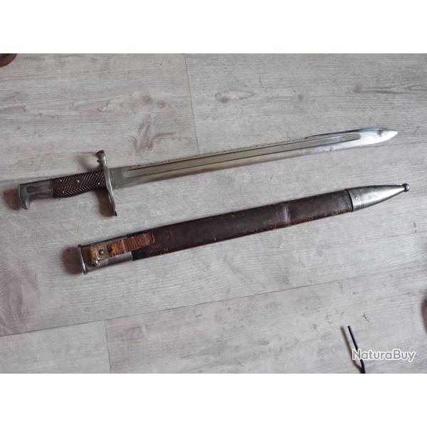Sans matricule !! Ba�onnette Vetterli Suisse � dents de scie