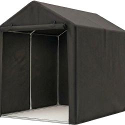 Abri mobile pour 2 v&eacute;los &eacute;tanche avec fen&ecirc;tre 160 x 120 x 180 cm facile &agrave; monter design moderne en