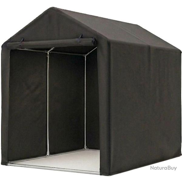 Abri mobile pour 2 v�los �tanche avec fen�tre 160 x 120 x 180 cm facile � monter design moderne en
