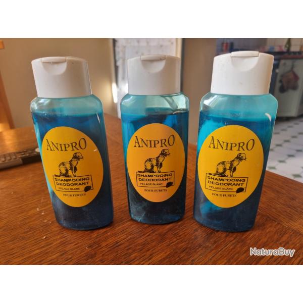 Lot de 3 shampooing d�odorant pour furet