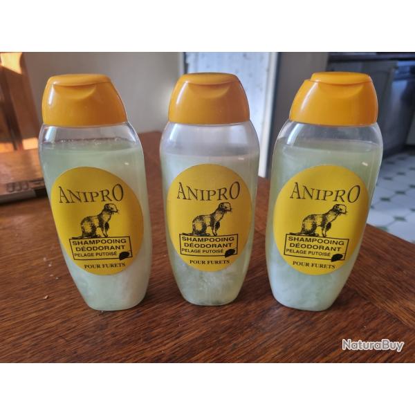 Lot de 3 shampooing d�odorant pour furet putoise