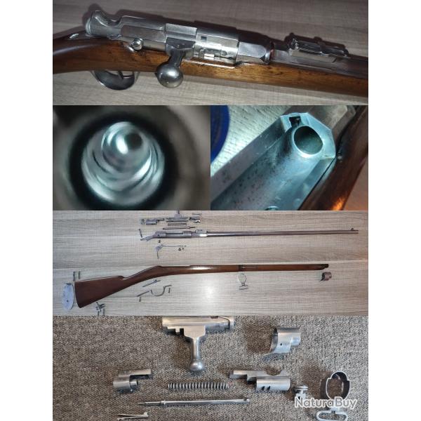 Fusil gras de cadet en calibre d'origine 11mm Cadet canon ray� absolument miroir �tat exceptionnel