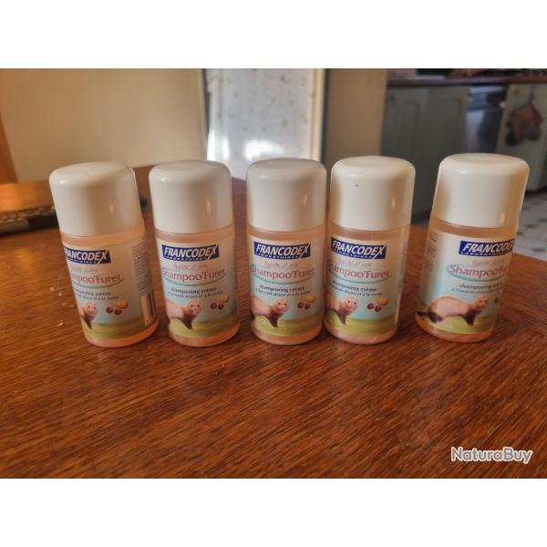 Lot de 5 shampooing cr�me pour furet