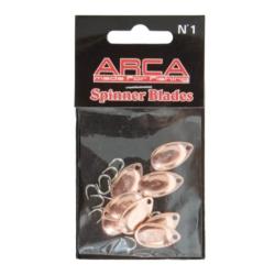 PALETTES DE CUILLER TOURNANTE ARCA N&deg;0 - x 10 COPPER