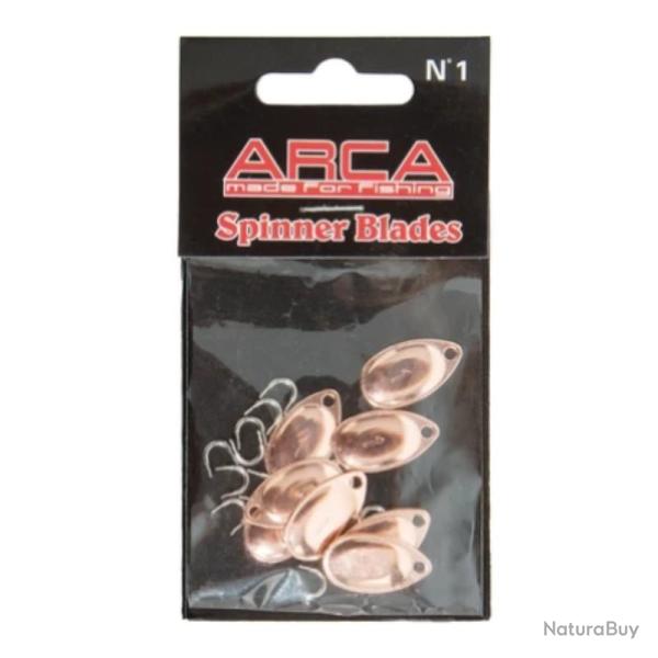 PALETTES DE CUILLER TOURNANTE ARCA N�0 - x 10 COPPER