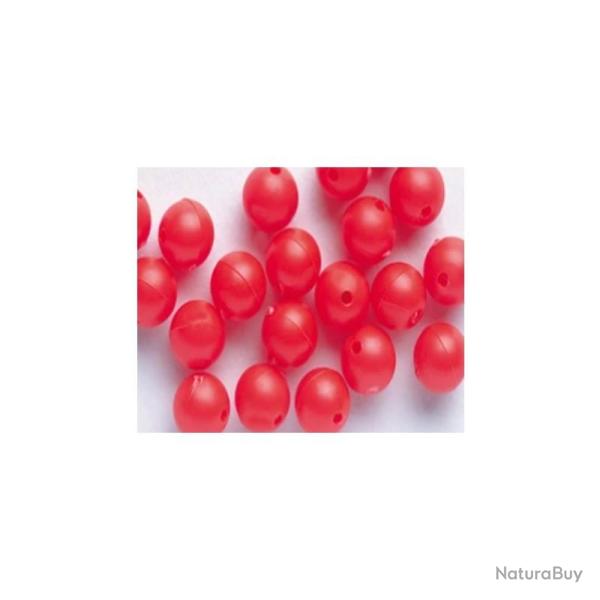 PERLES FLUO ARCA ROUGE - 20 PIECES 8MM