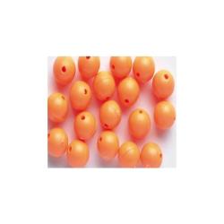 PERLES FLUORESCENTES ARCA ORANGE - 20 PIECES 6MM