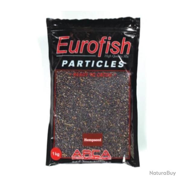 GRAINES CUITES EUROFISH PARTICLES 1 KG HEMPSEED