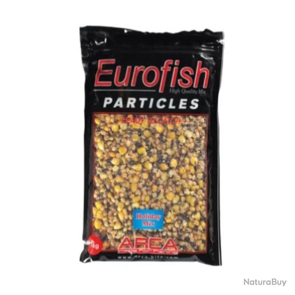 GRAINES CUITES EUROFISH PARTICLES 1 KG HOLIDAY MIX