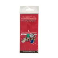 BAS DE LIGNE ARCA TROUT SPINNER BLADES COLOURED - 5 PIECES