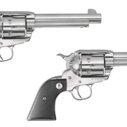 Promo Paire de Revolver Ruger Vaquero SASS - Cal. 45 Colt - Inox