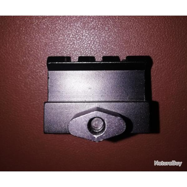 R�hausseur Rail Picatinny 20 mm point rouge 1