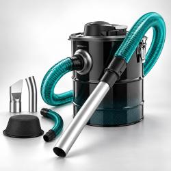Aspirateur &agrave; Cendres 20 L 1200 W - 18 kPa - Cuve Inox - Po&ecirc;le Chemin&eacute;e Granul&eacute;s