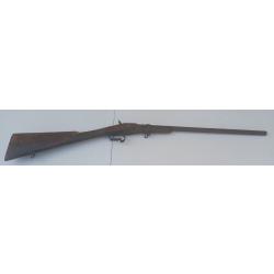 Carabine de jardin ancienne &agrave; syst&egrave;me Warnant / Flobert 9mm - Li&egrave;ge fin XIXe (Cat&eacute;gorie D)
