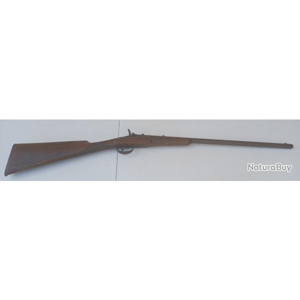Carabine de jardin m�canique ancienne syst�me Flobert Warnant - Calibre 9mm FL - Cat�gorie D