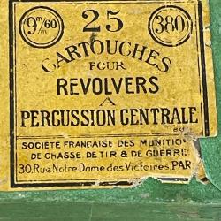 Boite de munitions &agrave; balle jamais ouverte pour coffret calibre 380