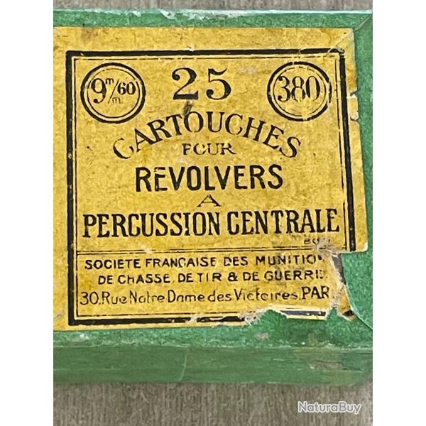 Boite de munitions � balle jamais ouverte pour coffret calibre 380