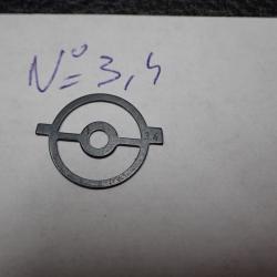 Iris, guidon, grain pour tunnel de dioptre. Taille 3.4 Rond. Diam&egrave;tre 17,1 mm