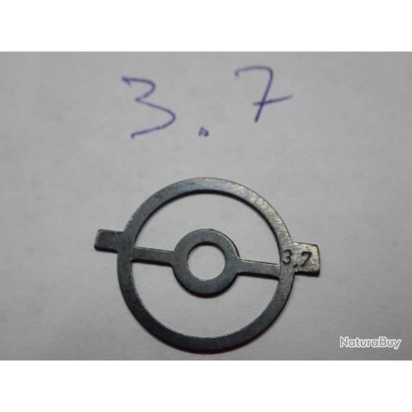 Iris, guidon, grain pour tunnel de dioptre. Taille 3.7 Rond. Diam�tre 17,1 mm