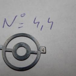 Iris, guidon, grain pour tunnel de dioptre. Taille 4.4 Rond. Diam&egrave;tre 17,1 mm