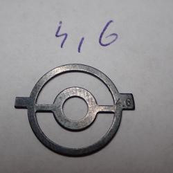 Iris, guidon, grain pour tunnel de dioptre. Taille 4.6 Rond. Diam&egrave;tre 17,1 mm