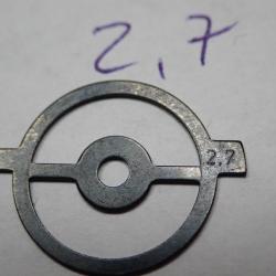 Iris, guidon, grain pour tunnel de dioptre. Taille 2.7 Rond. Diam&egrave;tre 17,1 mm
