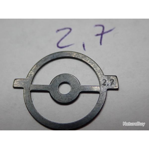 Iris, guidon, grain pour tunnel de dioptre. Taille 2.7 Rond. Diam�tre 17,1 mm