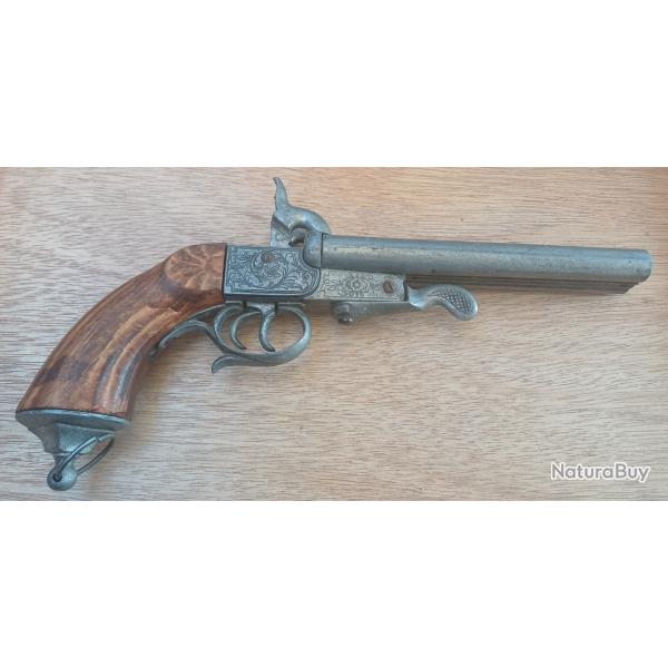 R�plique pistolet Double Canon type Lefaucheux (Denix) - M�canisme Fonctionnel