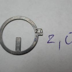 Iris, guidon, grain pour tunnel de dioptre. Grain taille 2.0 - Diam&egrave;tre 17,1 mm