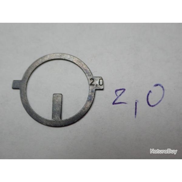 Iris, guidon, grain pour tunnel de dioptre. Grain taille 2.0 - Diam�tre 17,1 mm