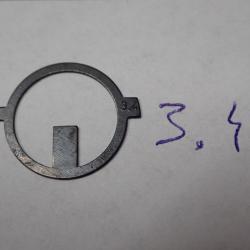 Iris, guidon, grain pour tunnel de dioptre. Grain taille 3.4 - Diam&egrave;tre 17,1 mm