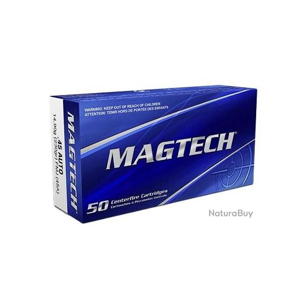 500 Cartouches Magtech calibre 45 ACP
