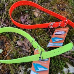 Lot de 2 colliers  souples Biothane  40/ 50 cm