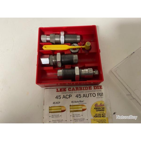 outils LEE rechargement 45ACP