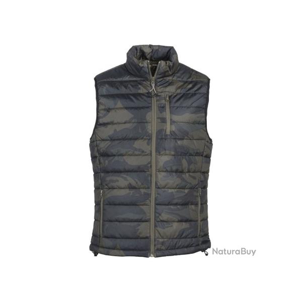 DV26   Gilet Matelass� Camo TREK